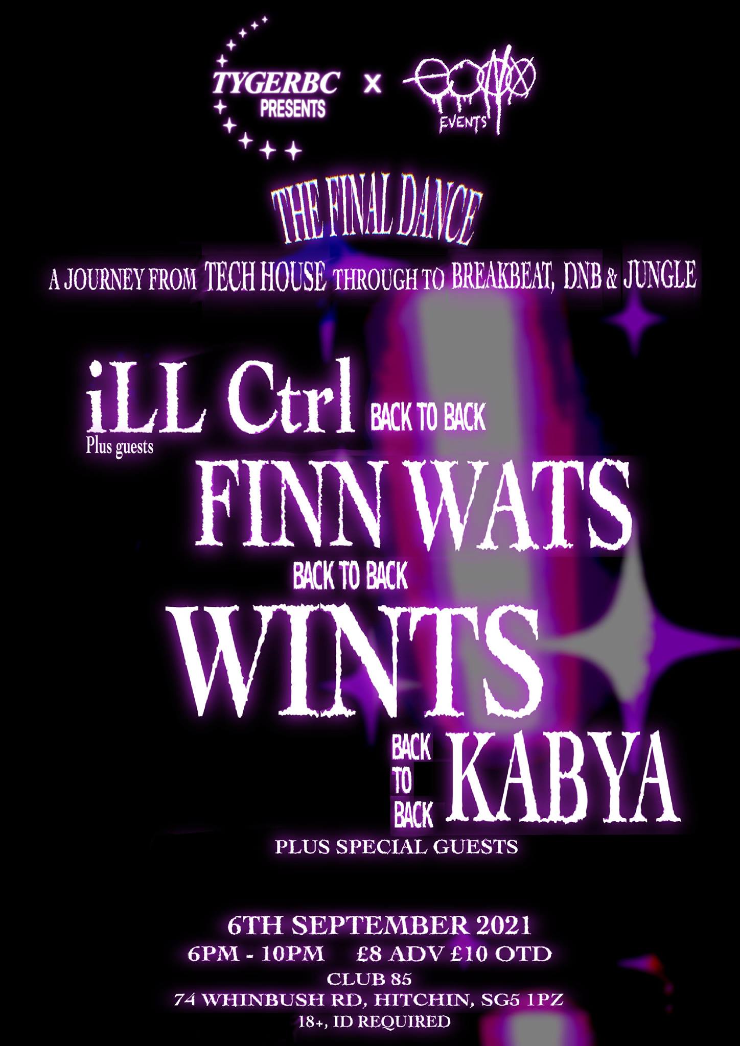 Tyger BC and EONX events present THE FINAL DANCE Club 85