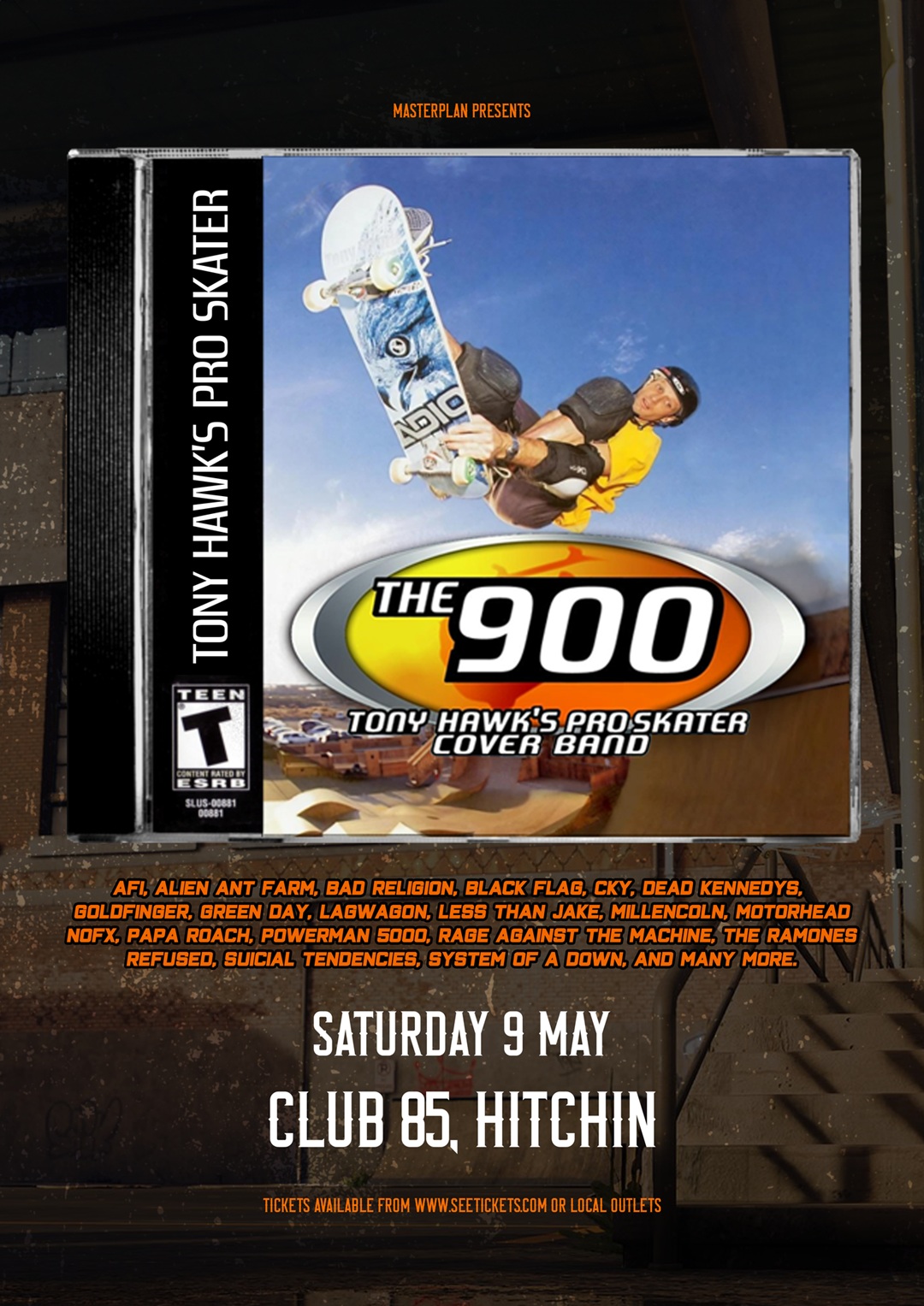 The 900 - The Tony Hawk Pro Skater Cover Band + Guests