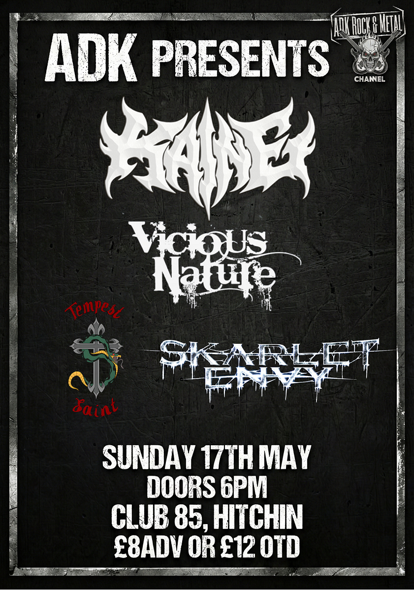 ADK Presents: KAINE/Vicious Nature/Tempest Saint/Skarlet Envy