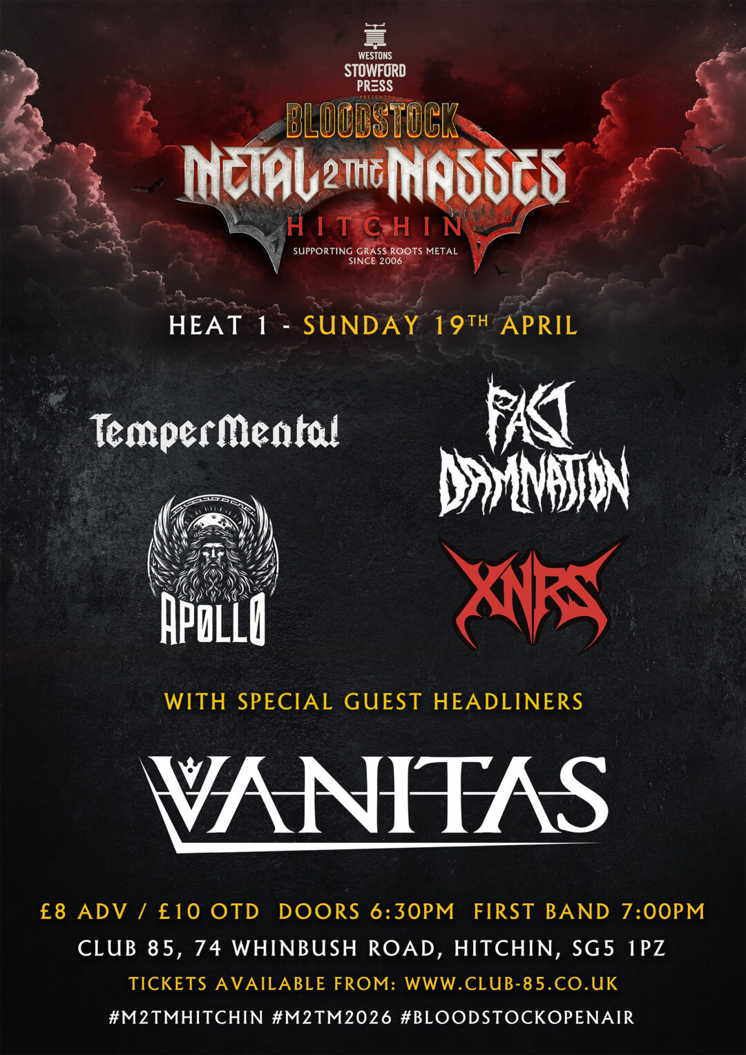 Metal 2 The Masses 2026 - Heat 1