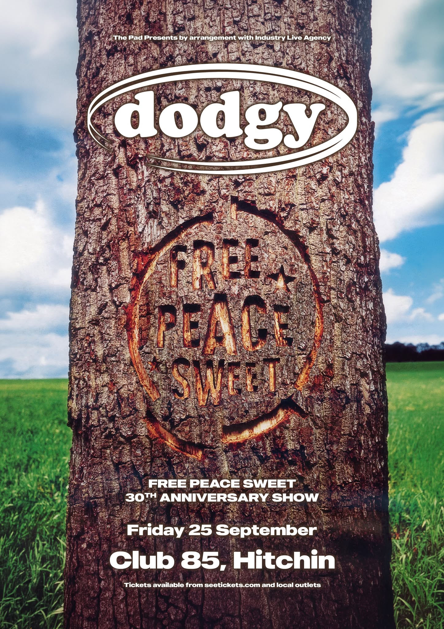 DODGY – FREE PEACE SWEET 30TH ANNIVERSARY SHOW – Club 85