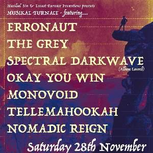 Erronaut, the Grey, Spectral Darkwave poster