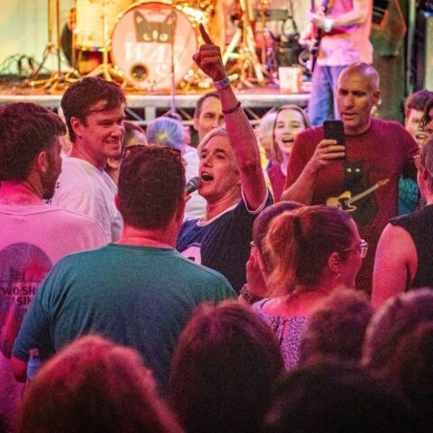 Live at Club 85, photo by Jane Evans