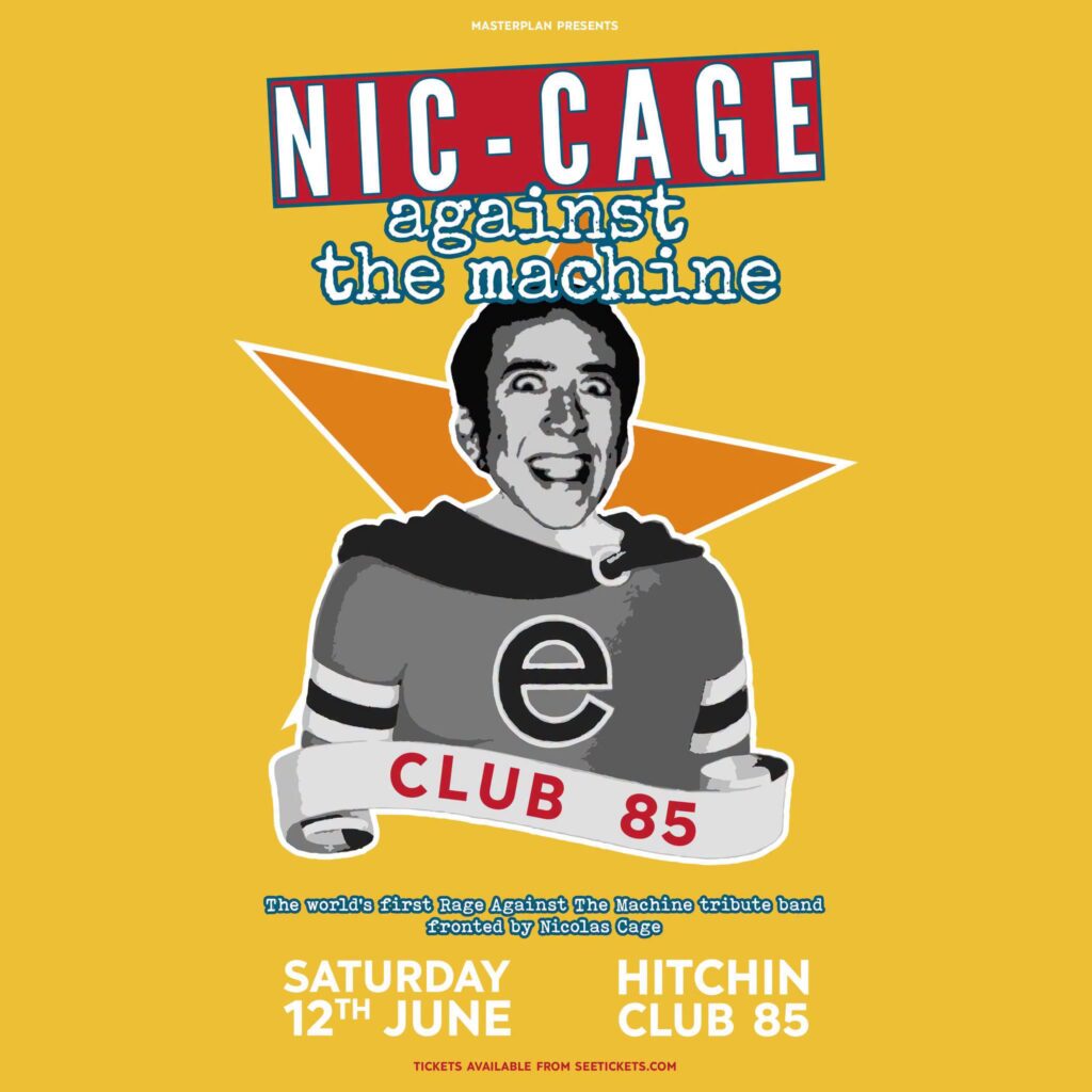 Nic Cage Against The Machine poster