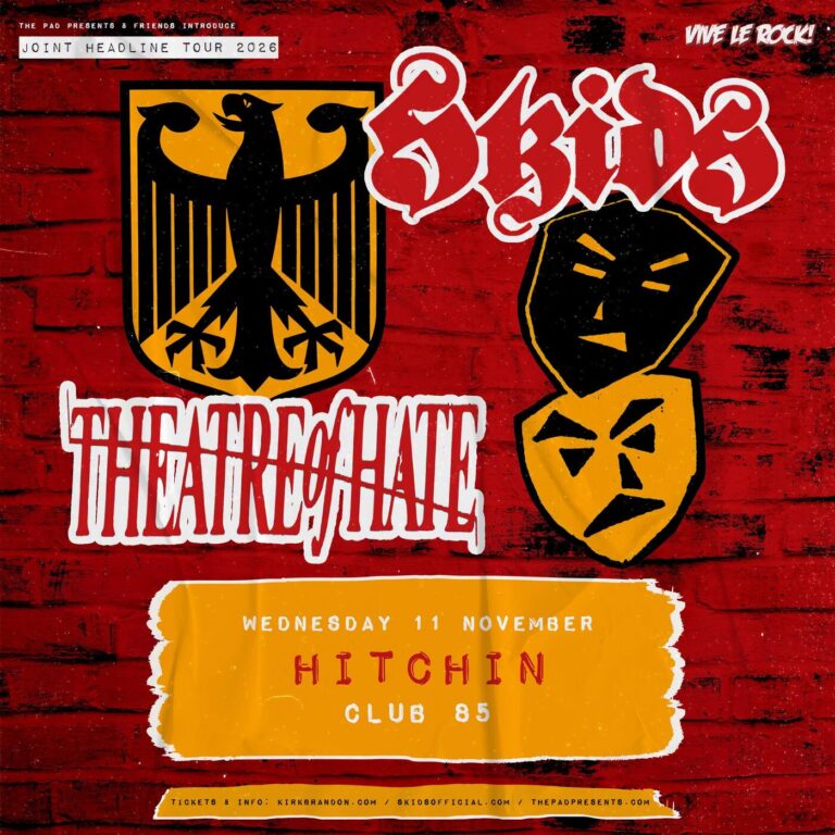 Skids + Theatre of Hate poster