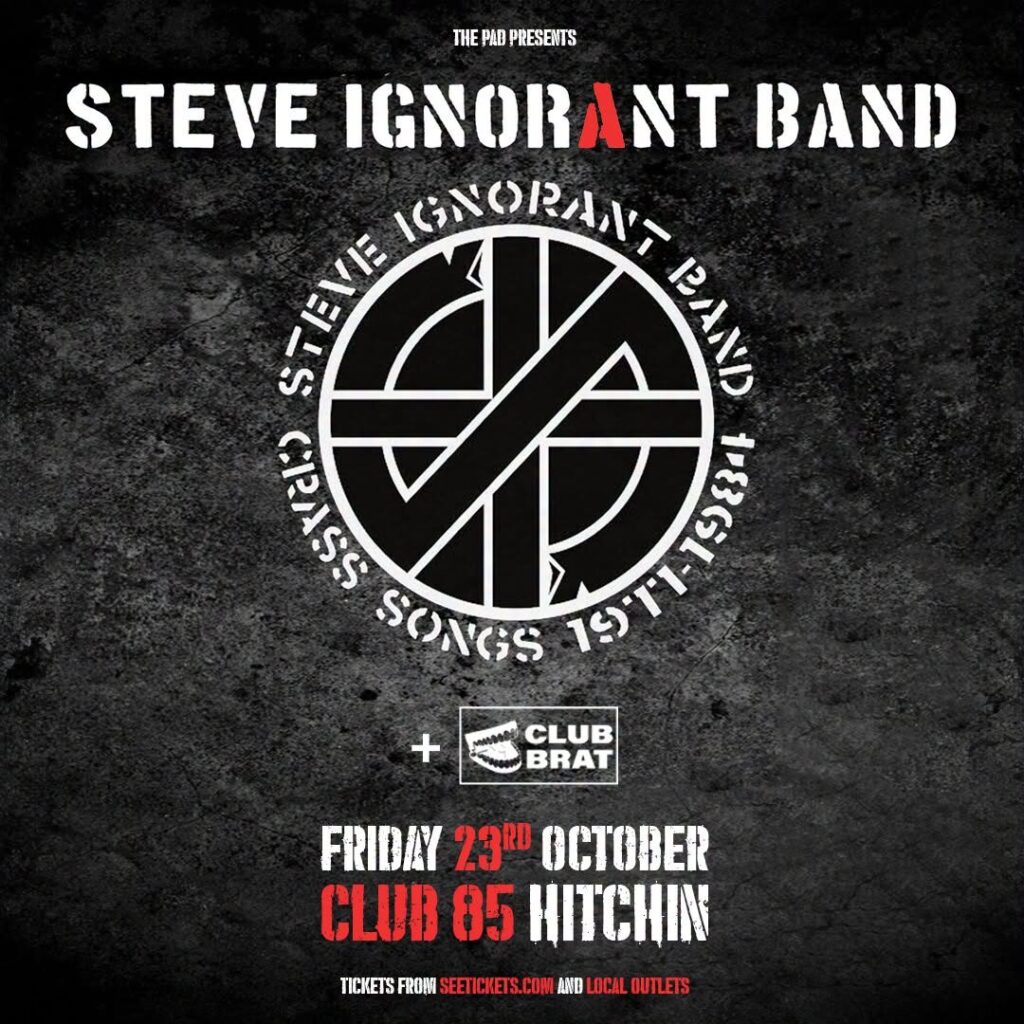 Steve Ignorant Band poster