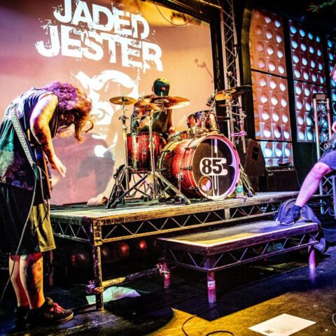 Band on the Club 85 stage